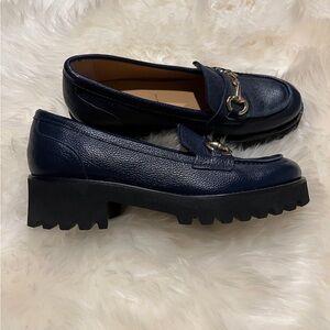 Pascucci Women’s Navy Loafers
